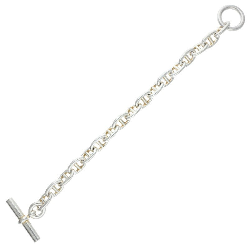 HERMES Chaine d'Ancre MM Silver Bracelet Size ONE SIZE