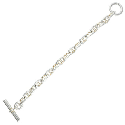 HERMES Chaine d'Ancre MM Silver Bracelet Size ONE SIZE