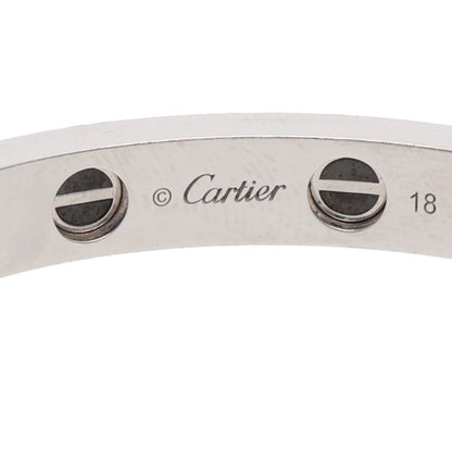 Cartier LOVE BRACELET 18K WG Ceramic Pave Size ONE Multi