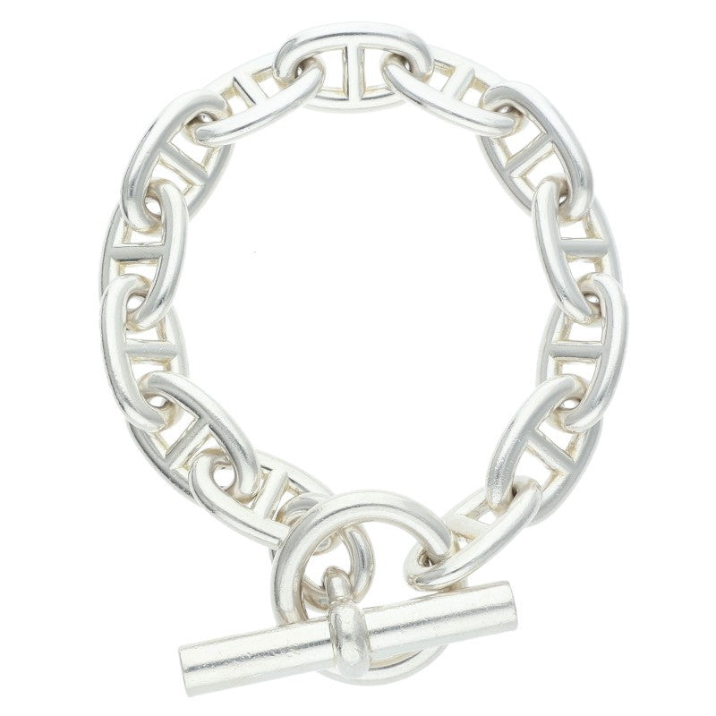 HERMES Chaine d'Ancre TGM Silver Bracelet Size ONE SIZE
