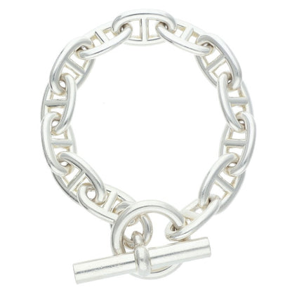 HERMES Chaine d'Ancre TGM Silver Bracelet Size ONE SIZE