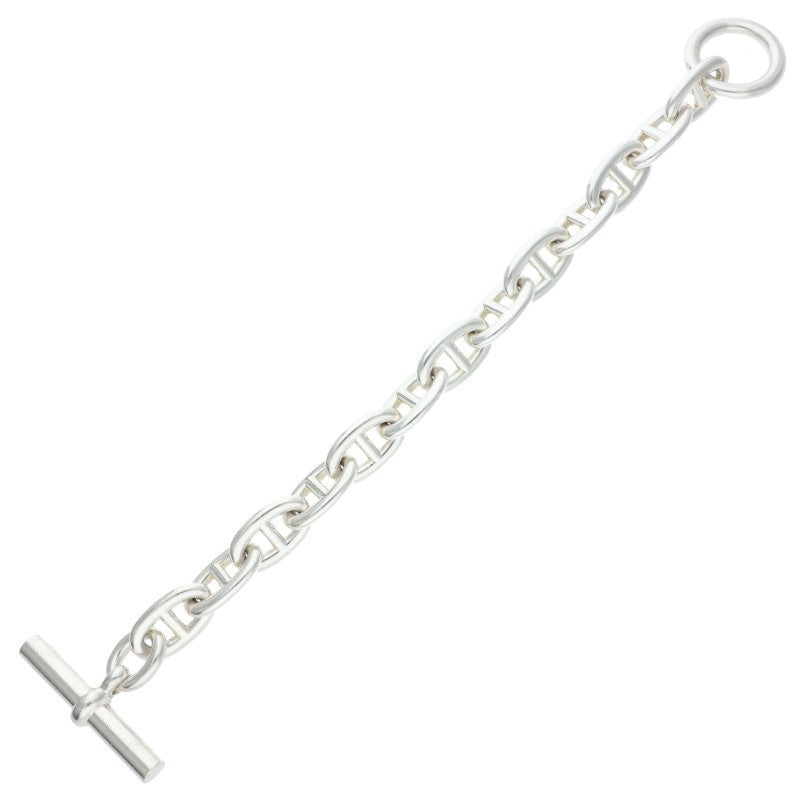 HERMES Chaine d'Ancre TGM Silver Bracelet Size ONE SIZE