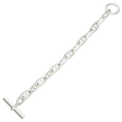 HERMES Chaine d'Ancre TGM Silver Bracelet Size ONE SIZE