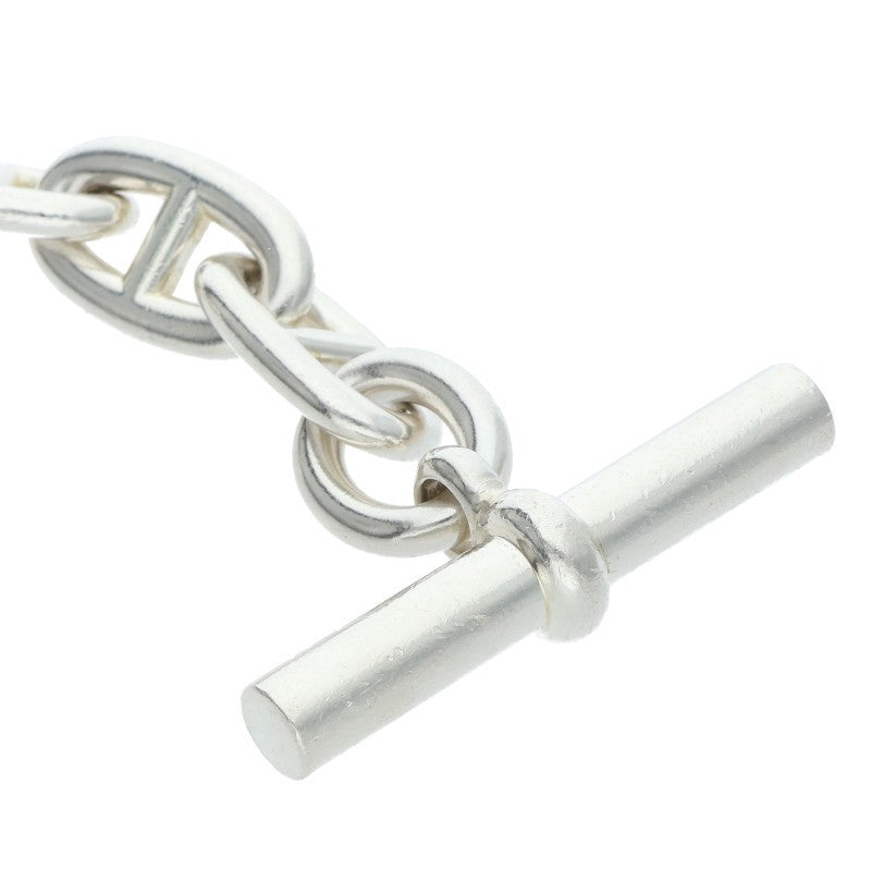 HERMES Chaine d'Ancre TGM Silver Bracelet Size ONE SIZE