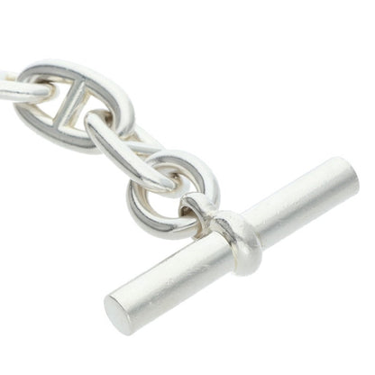 HERMES Chaine d'Ancre TGM Silver Bracelet Size ONE SIZE