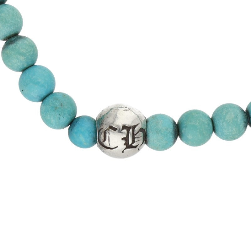 Chrome Hearts 4mm BEAD Turquoise Bead Bracelet Size ONE SIZE