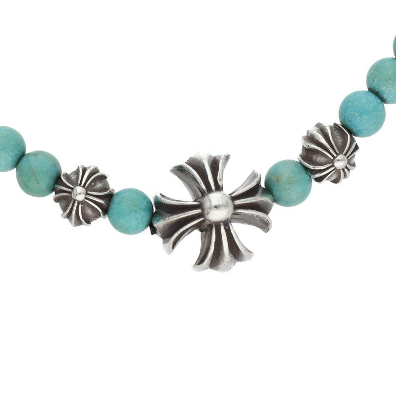 Chrome Hearts 4mm BEAD Turquoise Bead Bracelet Size ONE SIZE