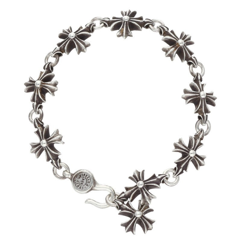 Chrome Hearts Cut Out CH Plus Silver 925 Size ONE SIZE