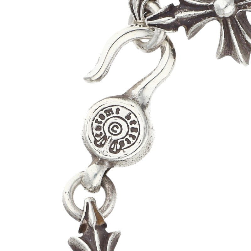 Chrome Hearts Cut Out CH Plus Silver 925 Size ONE SIZE