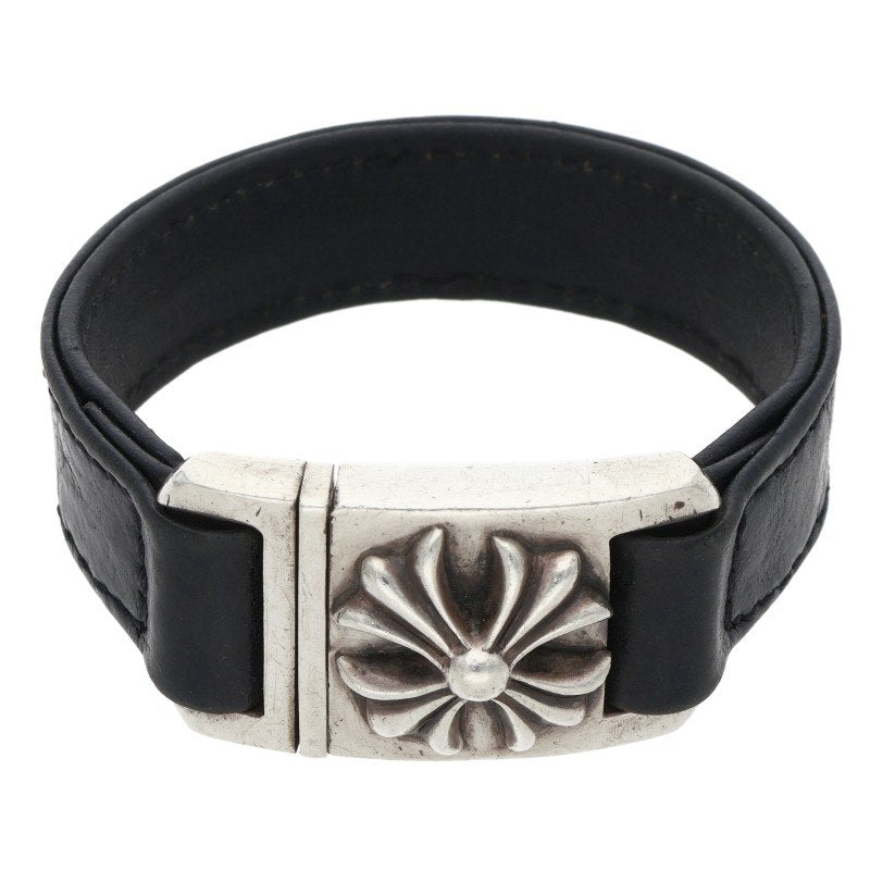 Chrome Hearts Harness Clasp Leather Silver 925 Size Multi