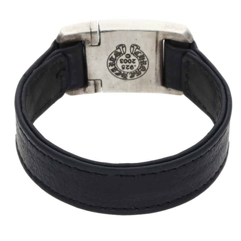 Chrome Hearts Harness Clasp Leather Silver 925 Size Multi