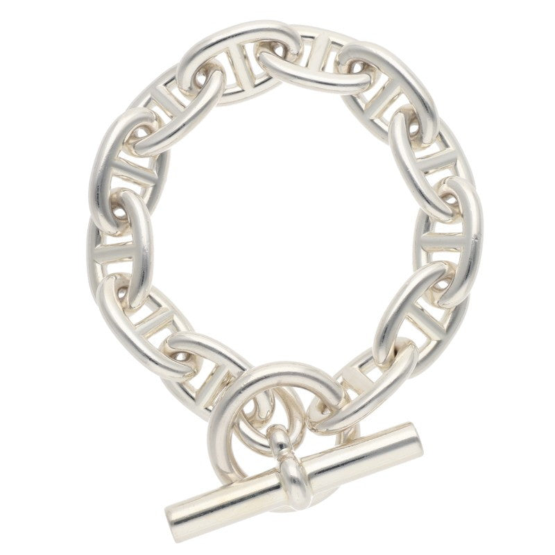 HERMES Chaine d'Ancre TGM Silver Bracelet Size ONE SIZE