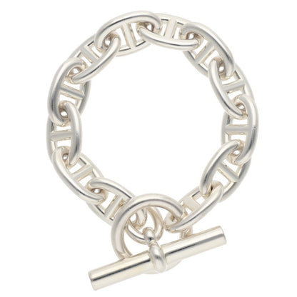 HERMES Chaine d'Ancre TGM Silver Bracelet Size ONE SIZE