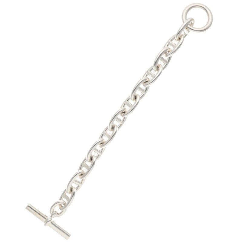 HERMES Chaine d'Ancre TGM Silver Bracelet Size ONE SIZE