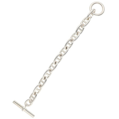 HERMES Chaine d'Ancre TGM Silver Bracelet Size ONE SIZE