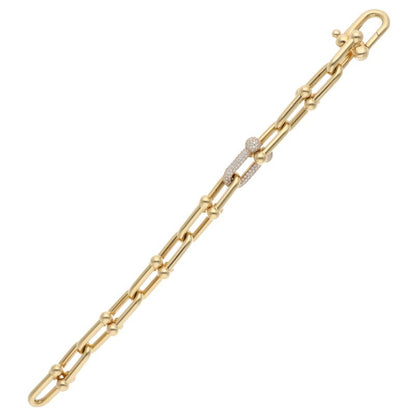 TIFFANY&Co. HardWear 18K YG Large Link Bracelet Size XXL