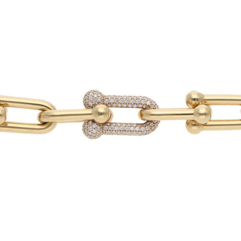 TIFFANY&Co. HardWear 18K YG Large Link Bracelet Size XXL
