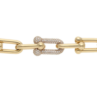 TIFFANY&Co. HardWear 18K YG Large Link Bracelet Size XXL
