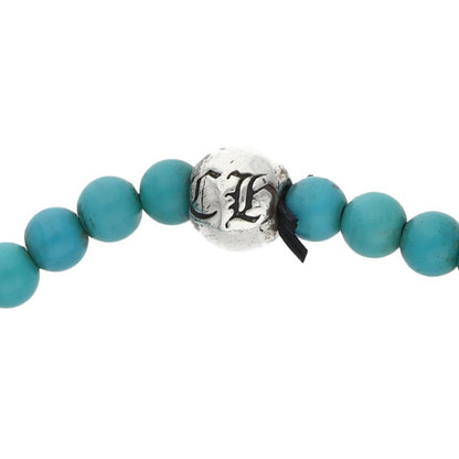 Chrome Hearts 4mm BEAD Turquoise Bead Bracelet Size ONE SIZE