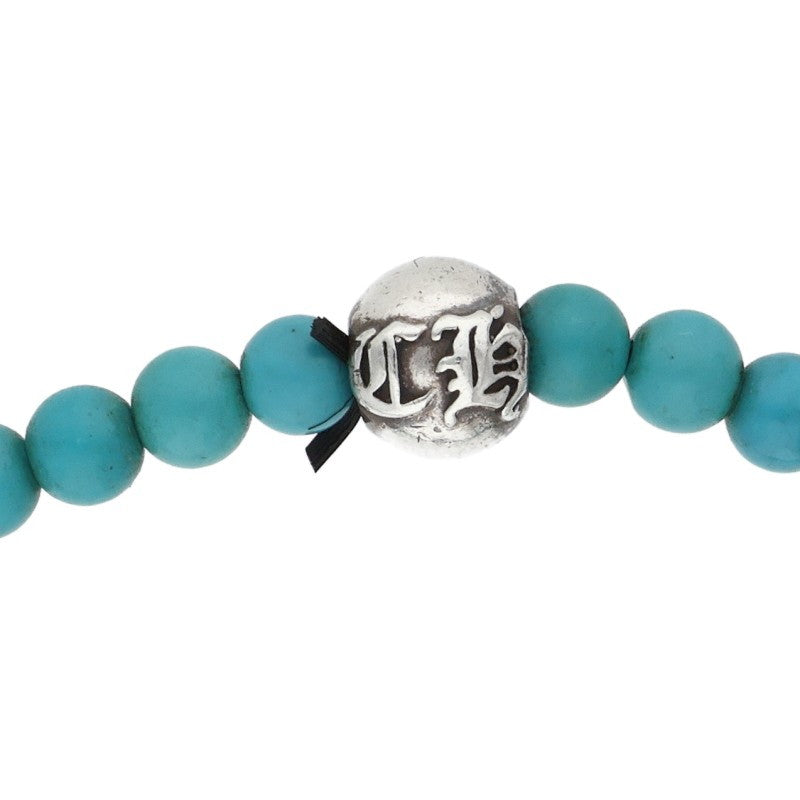 Chrome Hearts 4mm BEAD Turquoise Bead Bracelet Size ONE SIZE