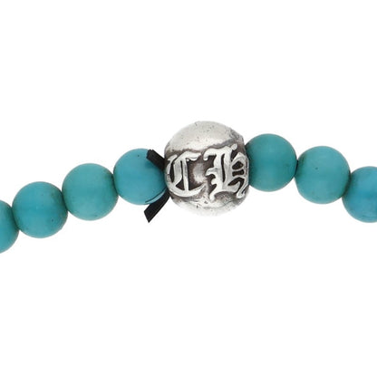 Chrome Hearts 4mm BEAD Turquoise Bead Bracelet Size ONE SIZE