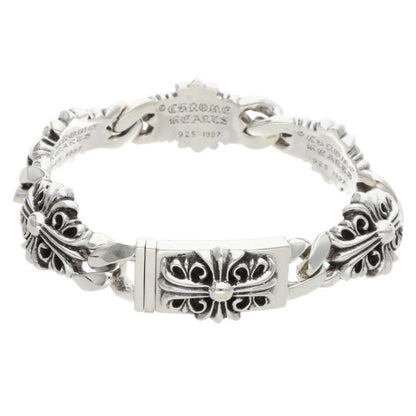 Chrome Hearts KEEPER LINK Silver Bracelet Size ONE SIZE