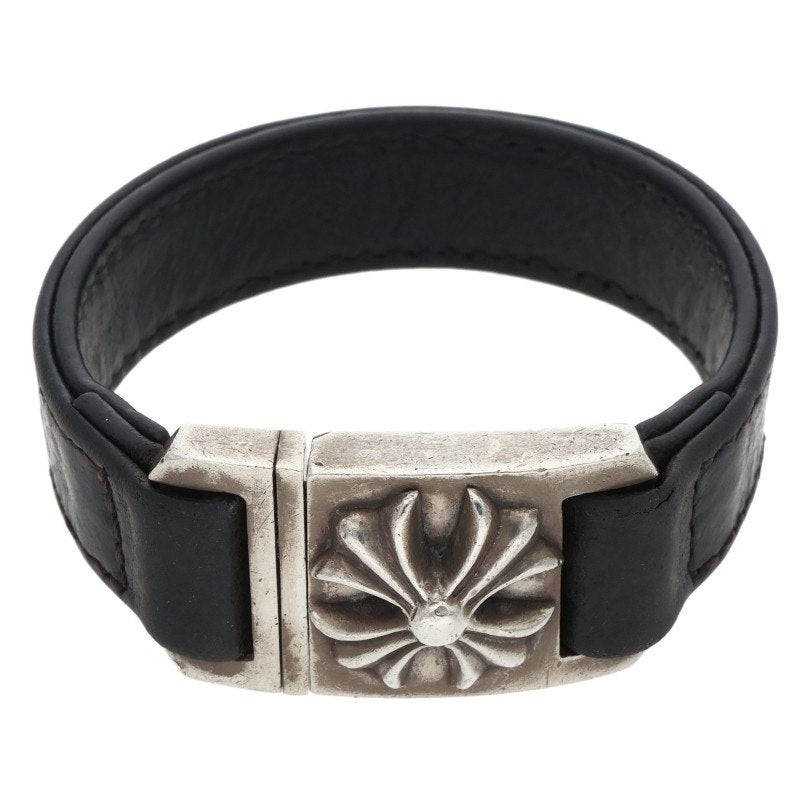 Chrome Hearts HARNESS CLASP Leather Bracelet Size ONE SIZE