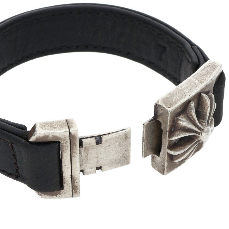 Chrome Hearts HARNESS CLASP Leather Bracelet Size ONE SIZE