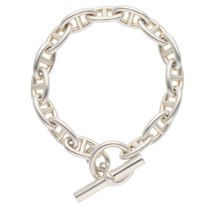 HERMES Chaine d'Ancre GM Silver Bracelet Size ONE SIZE