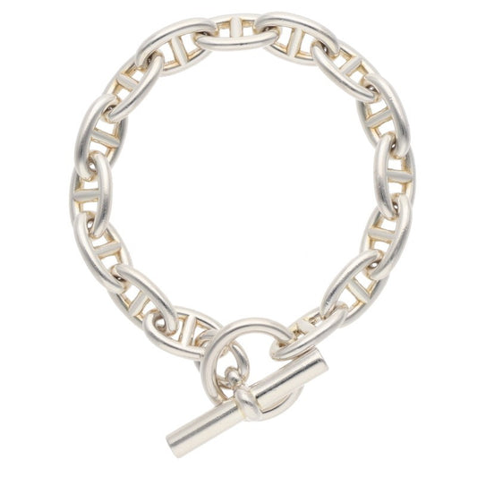 HERMES Chaine d'Ancre GM Silver Bracelet Size ONE SIZE