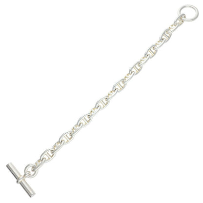 HERMES Chaine d'Ancre MM Silver Bracelet Size ONE SIZE