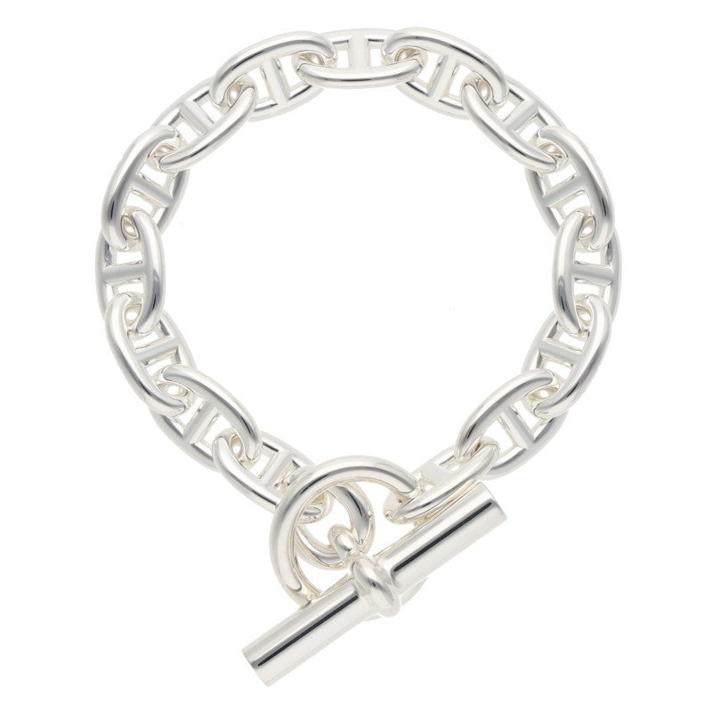 HERMES Chaine d'Ancre MM Silver Bracelet Size ONE SIZE