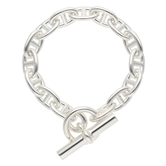 HERMES Chaine d'Ancre MM Silver Bracelet Size ONE SIZE