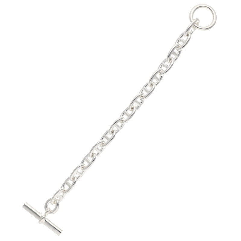 HERMES Chaine d'Ancre MM Silver Bracelet Size ONE SIZE