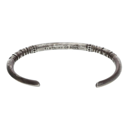 Sympathy of Soul Cutting Silver Bangle Belt Size ONE SIZE