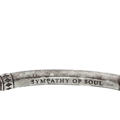 Sympathy of Soul Cutting Silver Bangle Belt Size ONE SIZE