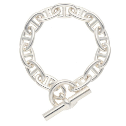 HERMES Chaine d'Ancre TGM Silver Bracelet Size ONE SIZE