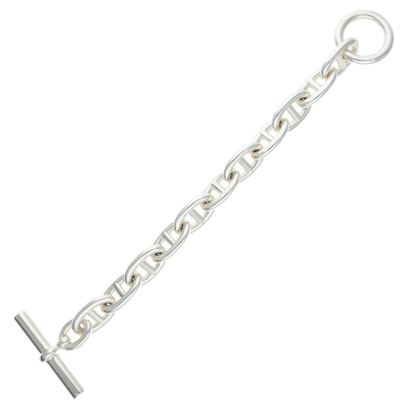 HERMES Chaine d'Ancre TGM Silver Bracelet 925 Size ONE SIZE