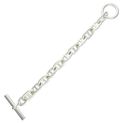 HERMES Chaine d'Ancre TGM Silver Bracelet 925 Size ONE SIZE