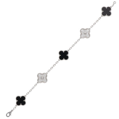 VANCLEEF & ARPELS Vintage Alhambra 18K WG 5P Size ONE SIZE