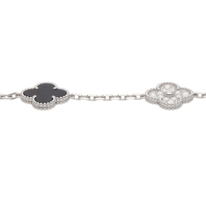 VANCLEEF & ARPELS Vintage Alhambra 18K WG 5P Size ONE SIZE