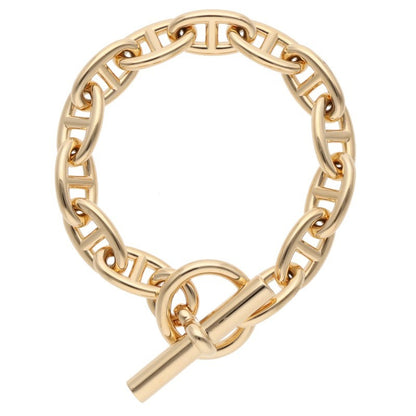 HERMES Chaine d'Ancre GM 18K YG Bracelet Size ONE SIZE