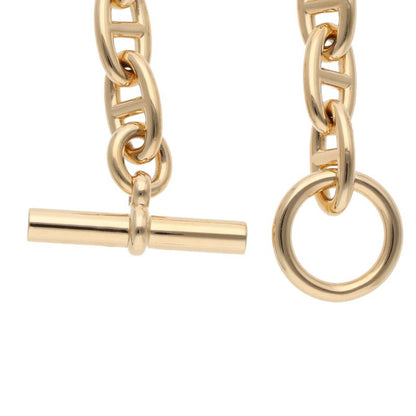 HERMES Chaine d'Ancre GM 18K YG Bracelet Size ONE SIZE