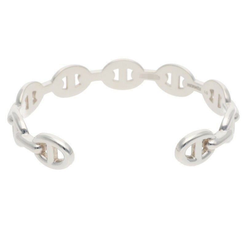 HERMES Chaine d'Ancre MM Enchainee Silver Size ONE SIZE