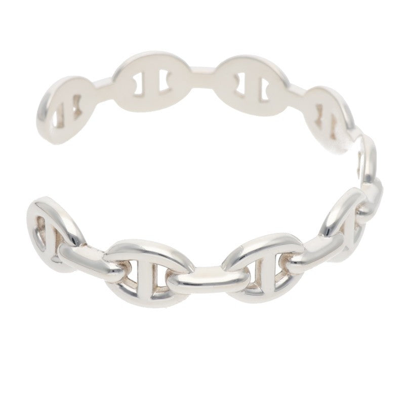 HERMES Chaine d'Ancre MM Enchainee Silver Size ONE SIZE
