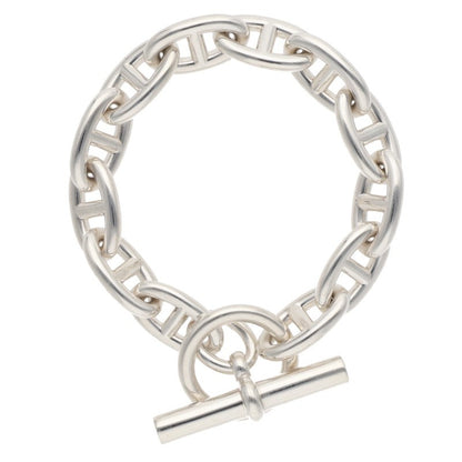 HERMES Chaine d'Ancre GM Silver Bracelet Size ONE SIZE