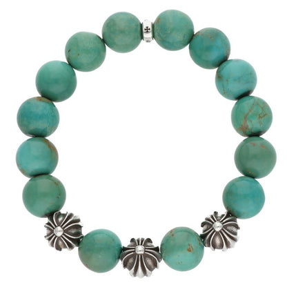 Chrome Hearts 12mm Turquoise Bead Bracelet 925 Size ONE SIZE