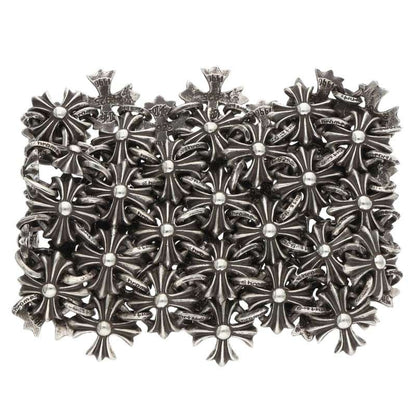 Chrome Hearts CH Plus Chain Mail Bracelet 925 Size ONE SIZE