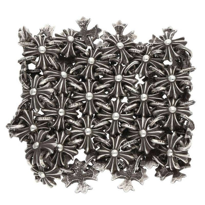 Chrome Hearts CH Plus Chain Mail Bracelet 925 Size ONE SIZE