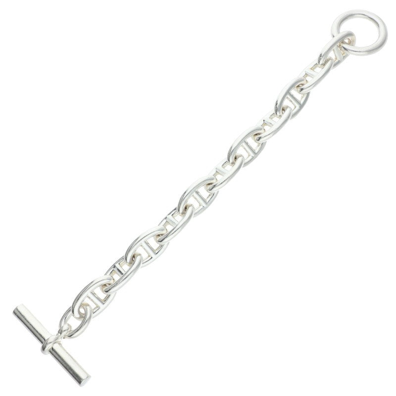 HERMES Chaine d'Ancre TGM Silver Bracelet 925 Size ONE SIZE